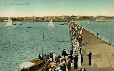 St Kilda a mólóról, Melbourne, Victoria, Ausztrália (fotó) alkotó: Photographer Australian