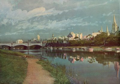 Melbourne városa (színes fénykép) alkotó: Photographer Australian