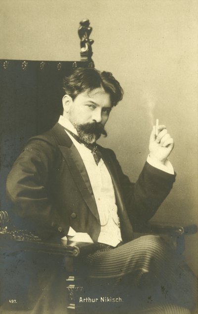 Arthur Nikisch, magyar karmester (fekete-fehér fotó) alkotó: Photographer Austrian