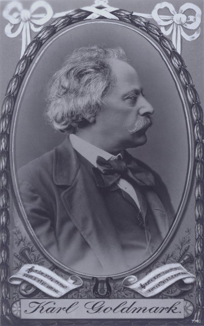 Karl Goldmark, magyar zeneszerző (f/w fotó) alkotó: Photographer Austrian