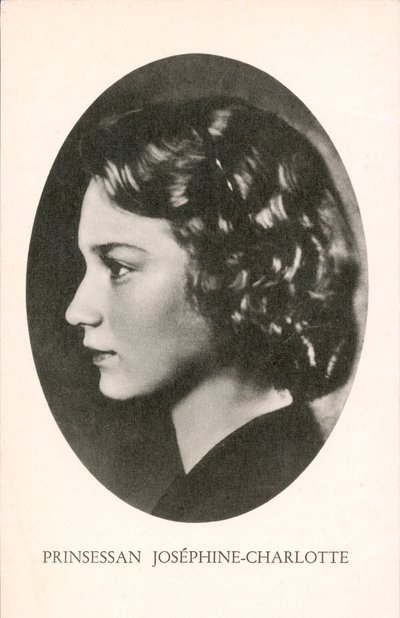 Josephine-Charlotte belga hercegnő (fekete-fehér fotó) alkotó: Photographer Belgian