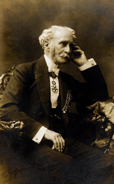 Francois Stephen Emile Liegeard (1830-1925), francia író, költő és politikus portréja - Photography, Coll. Baussy alkotó: Photographer French