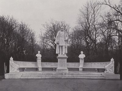 Monument In The Sieges-Allee, Wilhelm Der Grosse (f/w fotó) alkotó: Photographer German