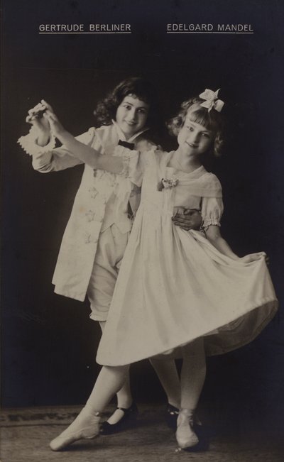 Gertrude Berliner és Edelgard Mandel, német színésznők (f/w fotó) alkotó: Photographer German