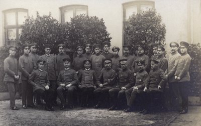 Német hadsereg tiszteinek csoportja (f/w fotó) alkotó: Photographer German