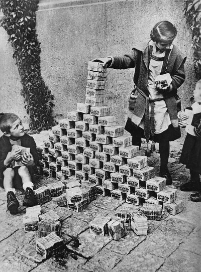 A német valuta hiperinflációja alkotó: Photographer German