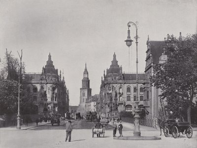 Kaiser Wilhelm híd és Kaiser Wilhelm Street (f/w fotó) alkotó: Photographer German