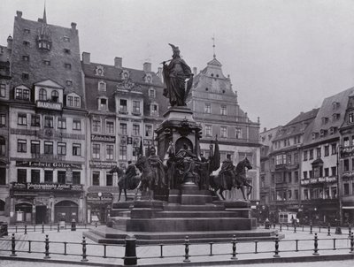 Lipcse: Győzelem emlékmű (f/w fotó) alkotó: Photographer German