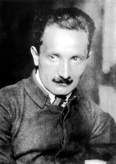 Martin Heidegger, 1920 körül (fekete-fehér fotó) alkotó: Photographer German