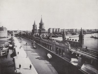 Oberbaum híd magasvasúttal (f/w fotó) alkotó: Photographer German