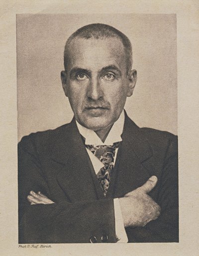 Frank Wedekind portréja (fekete-fehér fotó) alkotó: Photographer German