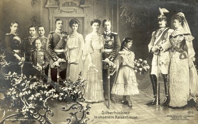Vilmos császár és Augusta Victoria német császárnő ezüstlakodalma alkotó: Photographer German