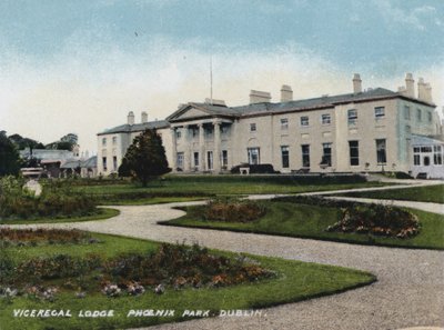 Viceregal Lodge, Phoenix Park, Dublin (színes fotó) alkotó: Photographer Irish