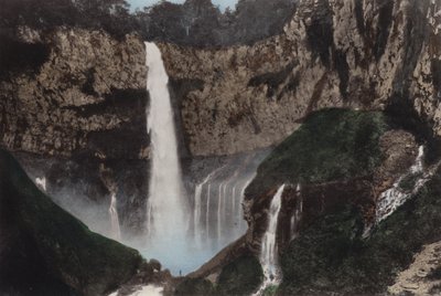 Japán, 1912 körül: Kegon Fall, Nikko (fotó) alkotó: Photographer Japanese