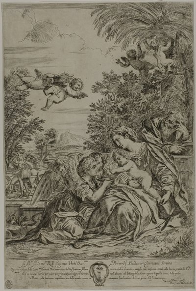 Menekülés Egyiptomba alkotó: Pier Francesco Mola