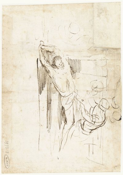 Szent Erasmus mártíromsága alkotó: Pier Francesco Mola