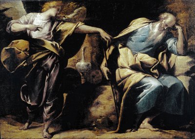 Illés álma, részlet. (olajfestmény alkotó: Pier Francesco Morazzone