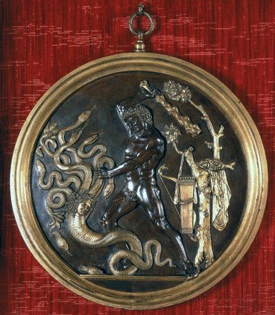Herkules és a hidra, 1490-es évek (bronz) alkotó: Pier Jacopo Alari Bonacolsi