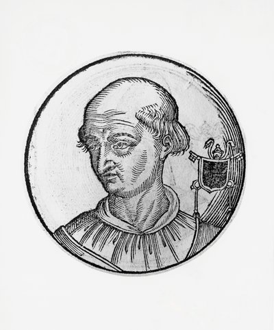 VIII. Benedek portréja (Theophylactus III of Tusculum, 980-1024 körül) alkotó: Blaise Nicolas Le Sueur