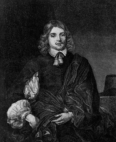 Lucius Cary, Falkland 2. vikomt (körülbelül 1610-1643), angol író, politikus és katona, 1642 és 1643 között külügyminiszter portréja, metszet alkotó: Blaise Nicolas Le Sueur
