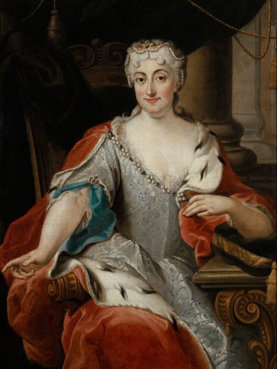 Maria Klementina Sobieska portréja (?) alkotó: Pier Leone Ghezzi