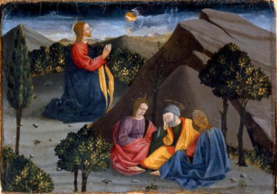 A Misericordia poliptichonja: ima az Olajfakertben alkotó: Piero della (school of) Francesca