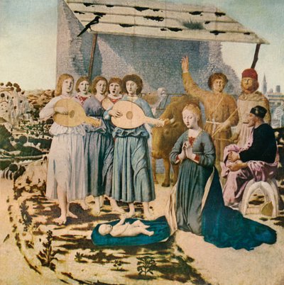 Születés, c1470, 1911 alkotó: Piero della Francesca