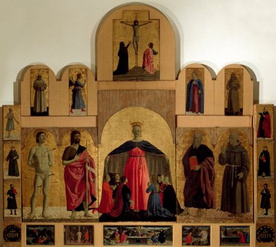 a Misericordia oltárkép részlete alkotó: Piero della Francesca
