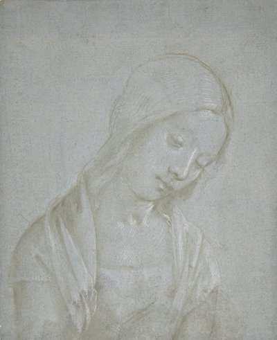 Egy fiatal nő mellszobra, kb. 1495. alkotó: Piero di Cosimo.
