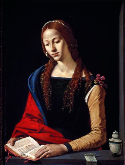 Piero di Cosimo Madeleine festménye (1461 / 2-1521) 1485-1490 Méret: 72x53 cm Palazzo Barberini, Nemzeti Ókori Művészeti Galéria, Róma alkotó: Piero di Cosimo