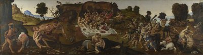 A lapithok és a kentaurok harca c. 1500-1515 alkotó: Piero di Cosimo