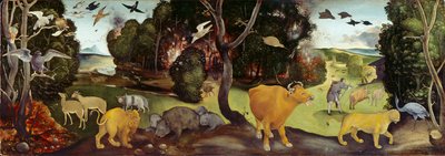 Az erdőtűz, c1505 alkotó: Piero di Cosimo