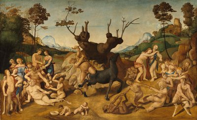 Silenus szerencsétlenségei alkotó: Piero di Cosimo