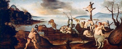 A vadászat visszatérése, 1505-1507. alkotó: Piero di Cosimo