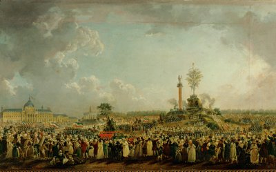 Ünnepség a Legfelsőbb Beeing a Champs de Marsin Párizs 20 Prairial, 11. év ... (olaj, vászon) alkotó: Pierre Antoine (attr. to) Demachy