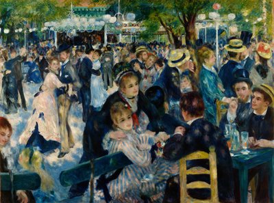 Tánc a Le Moulin de la Galette-ben alkotó: Pierre-Auguste Renoir
