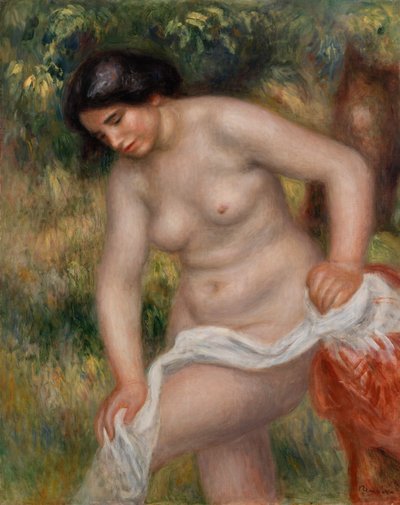 A fürdőző szárítja magát (Baigneuse s'essuyant) alkotó: Pierre-Auguste Renoir