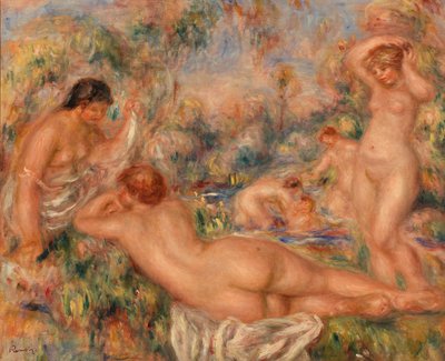Fürdőzők alkotó: Pierre-Auguste Renoir