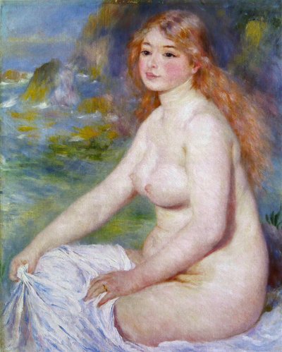 Szőke fürdőző alkotó: Pierre-Auguste Renoir