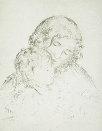 Anya és gyermek (Jean Renoir) alkotó: Pierre-Auguste Renoir