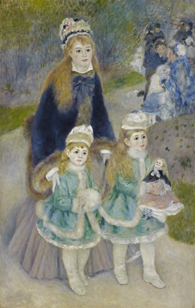 Anya és gyermekei (La Promenade) alkotó: Pierre-Auguste Renoir