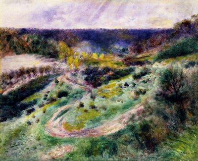 Road at Wargemont alkotó: Pierre-Auguste Renoir