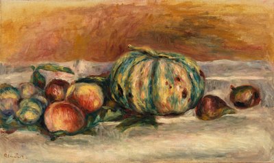 Csendélet dinnyével (Nature morte au melon) alkotó: Pierre-Auguste Renoir