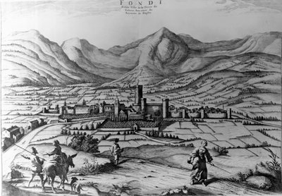 Fondi városa, Pieter Mortier (1661-1711) metszete az olaszországi Új Színházból alkotó: Pierre (1661 1711) Mortier