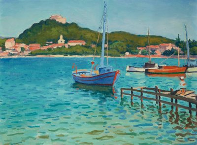 Porquerolles, nyári délután, 1939. alkotó: Albert Marquet