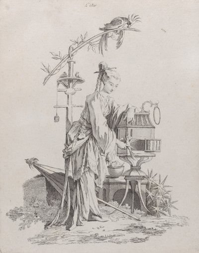 Luft, aus Die vier Elemente von Pierre Alexandre Aveline