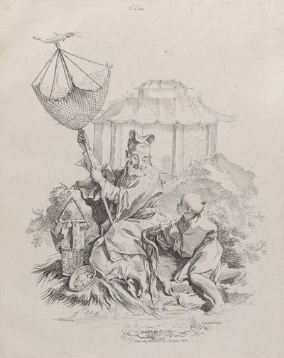 Wasser, aus Die vier Elemente, 1738-49 von Pierre Alexandre Aveline