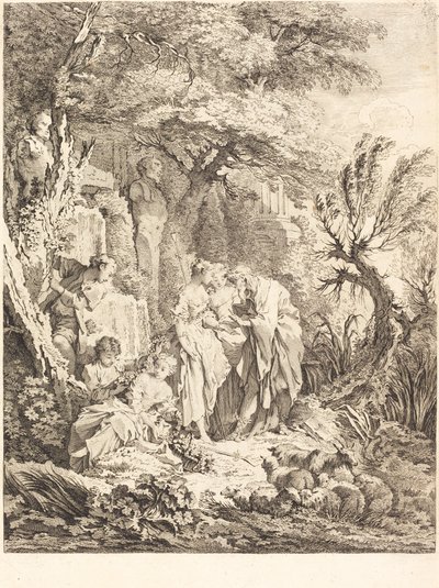 A jó kaland alkotó: Pierre Alexandre Aveline after François Boucher