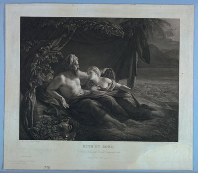 Ruth és Boáz alkotó: Pierre Alexandre Tardieu
