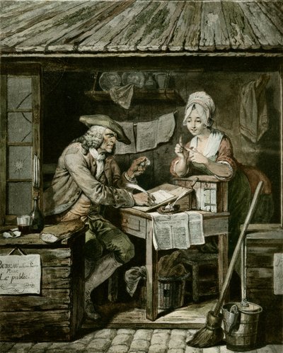 A nyilvános írnok alkotó: Pierre Alexandre Wille